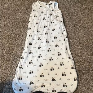 Kyte White Sleep Sack with Panda Print